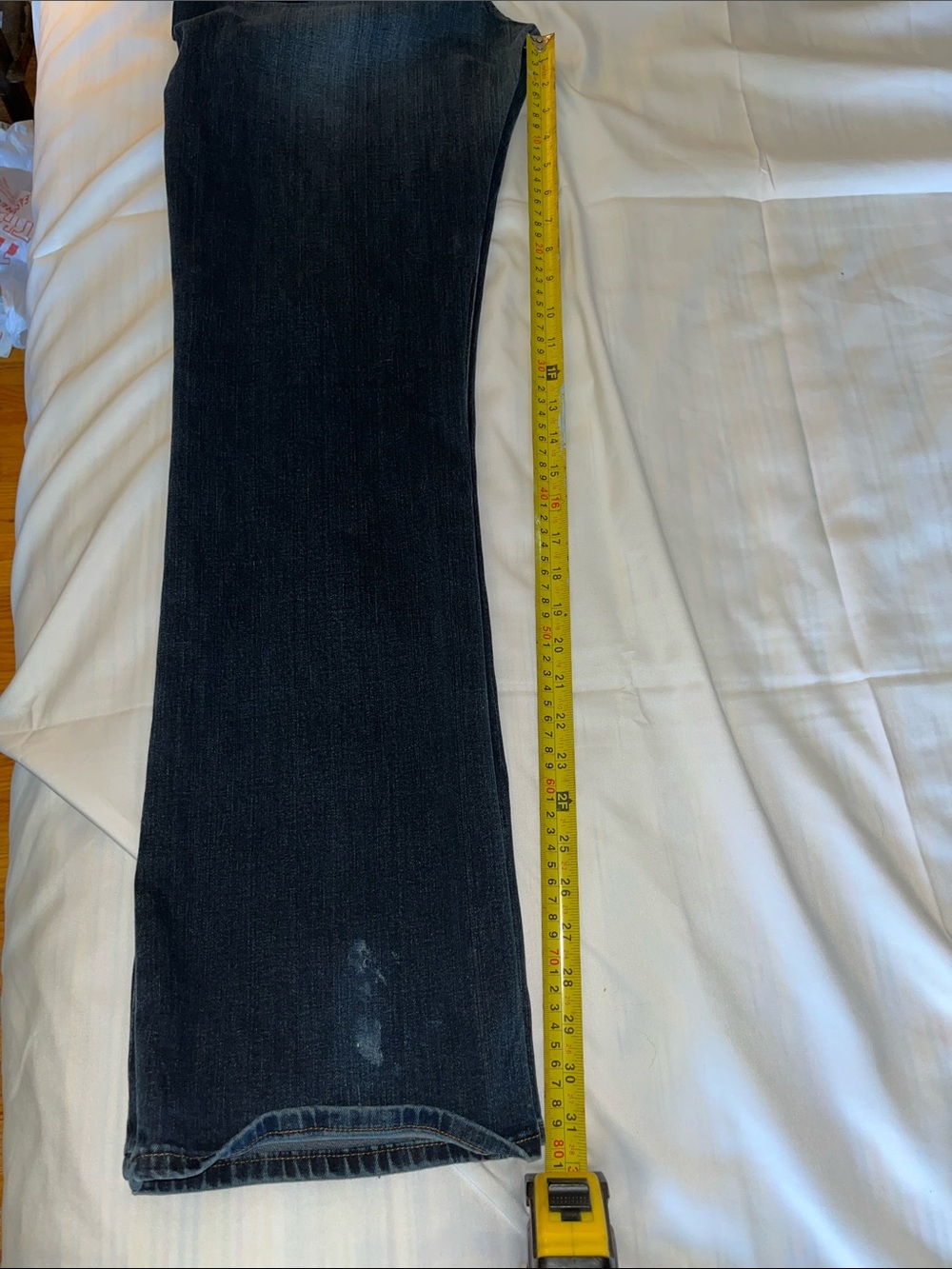 Lucky Brand Women's Sweet Boot Dark Indigo Flare Jeans 10/30 R‎ - Picture 7 of 9